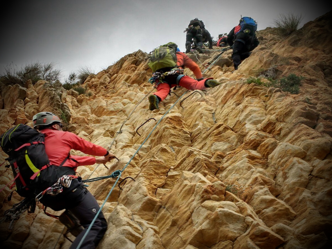 Curso vía ferrata