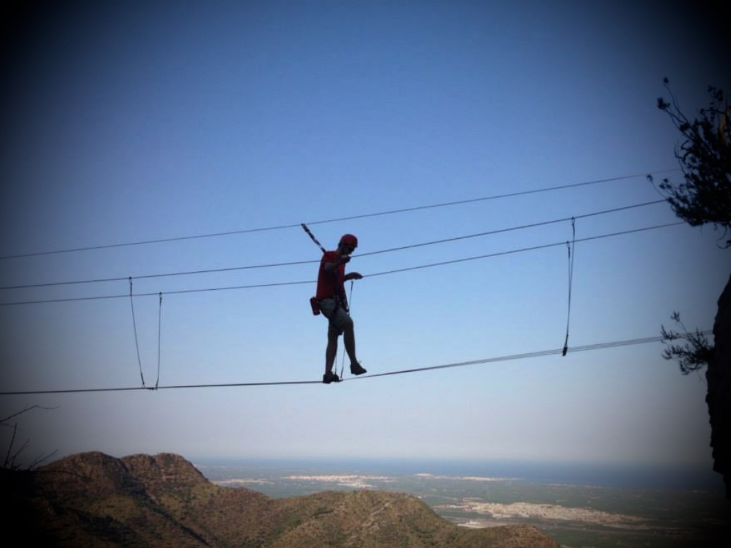 Vía ferrata multiaventura